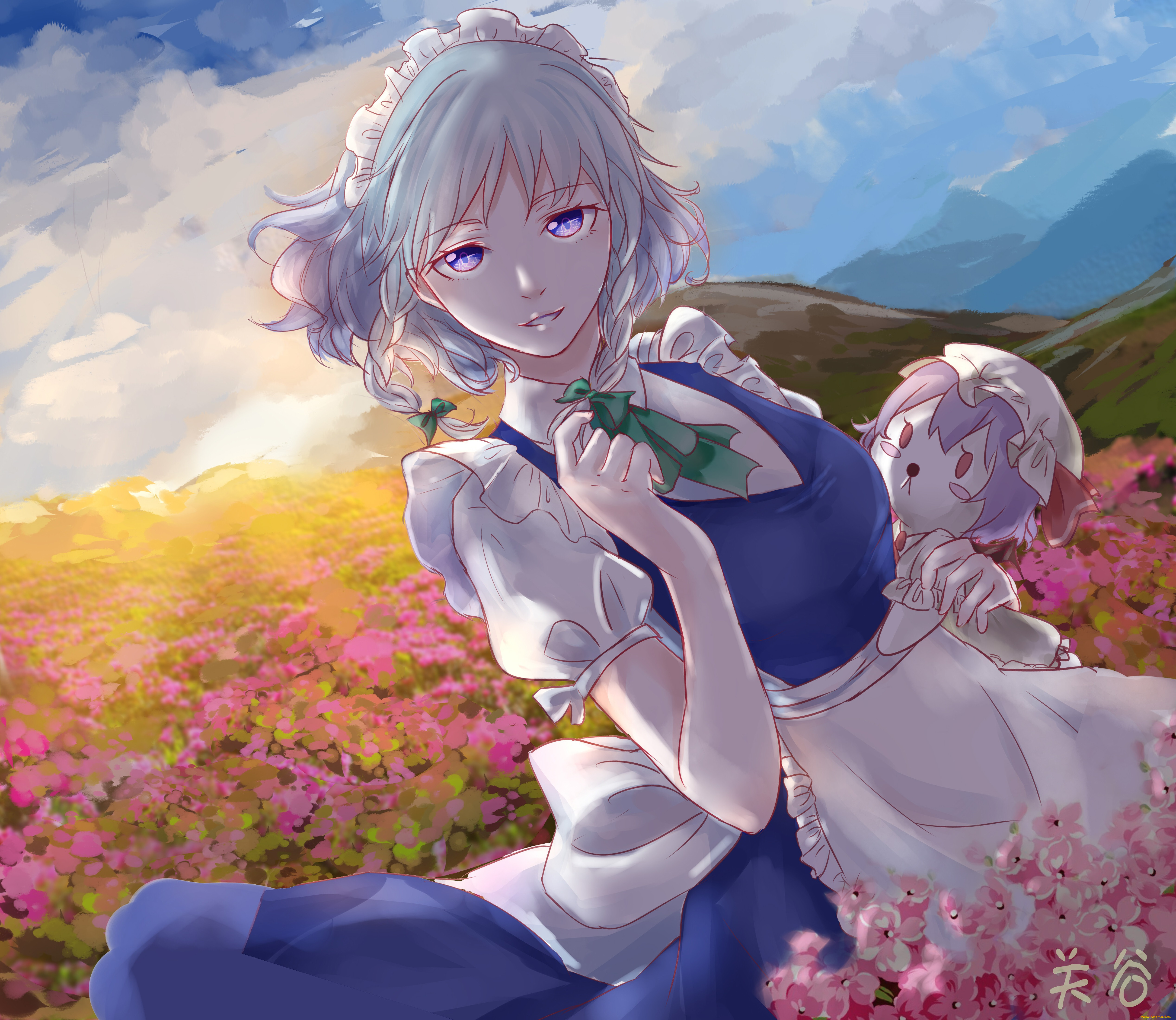 , touhou, izayoi, sakuya, gushiny